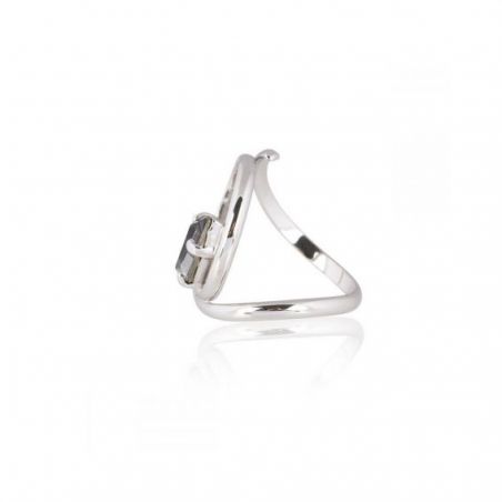 Andrea Marazzini - Bague cristal Swarovski Navette Silver Night