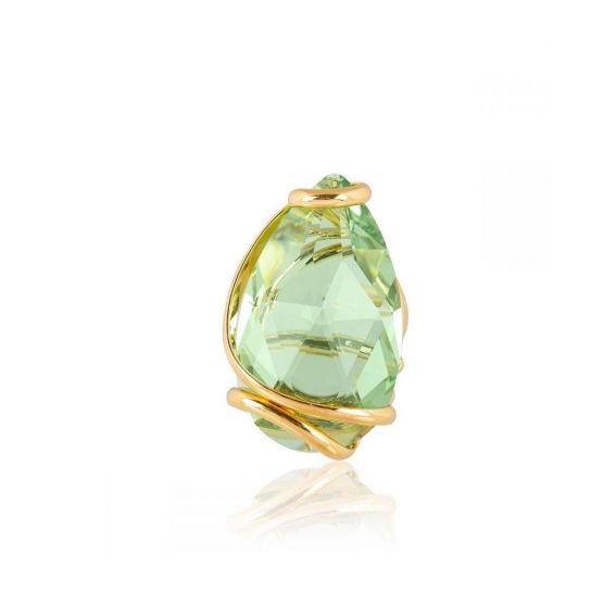 Andrea Marazzini - Bague cristal Swarovski Big Drop Peridot