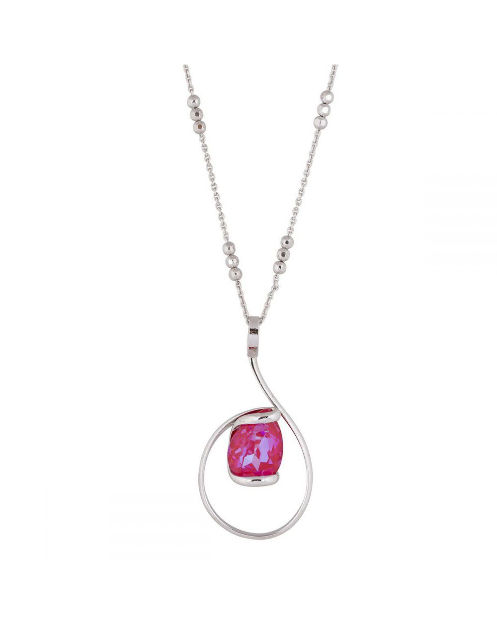 Collier Andrea Marazzini - Cristal Swarovski New Drop Red Delite