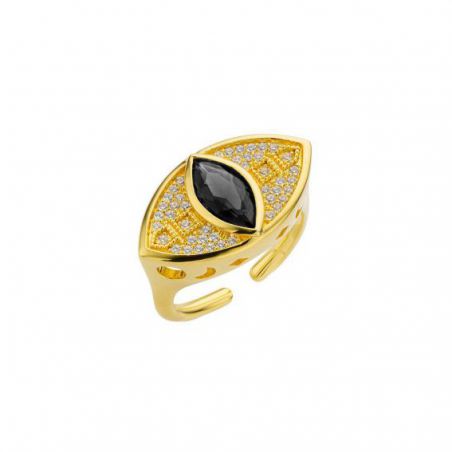 Bague Mya Bay Black Jojo - BA-248 - Bijoux de marque MYA BAY