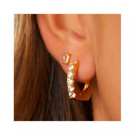 Boucle d'oreille MYA BAY Square Delhi - BO-186 - Mya Bay
