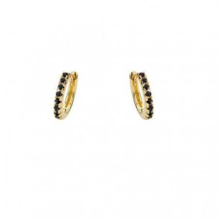 Boucle d'oreille MYA BAY Black Delhi - BO-194 - Mya Bay