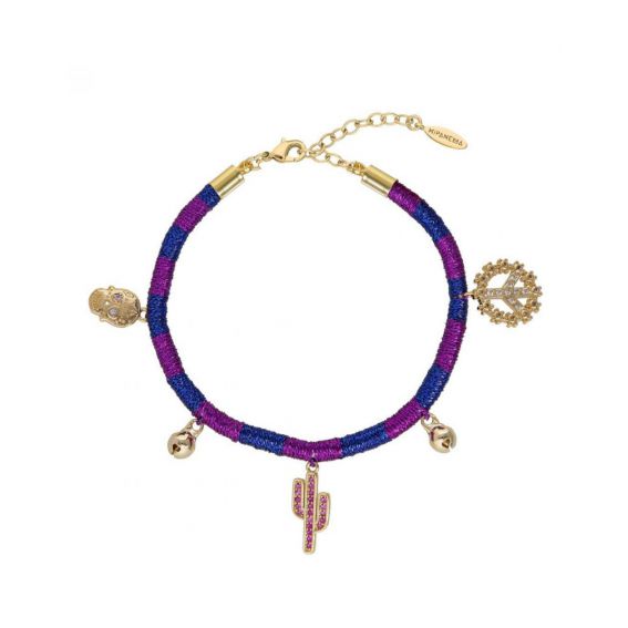 Bracelet Hipanema Playground Bleu - Bijoux de la marque Hipanema