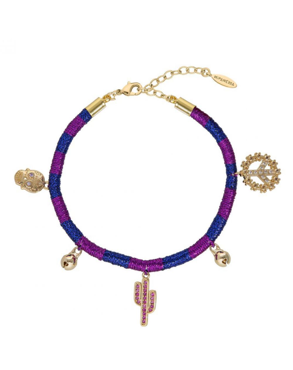 Bracelet Hipanema Playground Bleu - Bijoux de la marque Hipanema