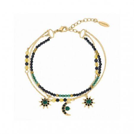 Bracelet Hipanema Electra Noir - Bijoux de la marque Hipanema