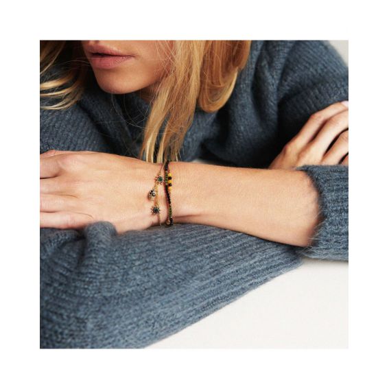 Bracelet Hipanema Electra Noir - Bijoux de la marque Hipanema