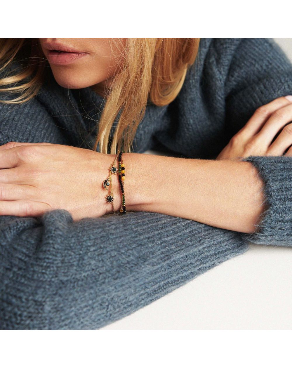 Bracelet Hipanema Electra Noir - Bijoux de la marque Hipanema