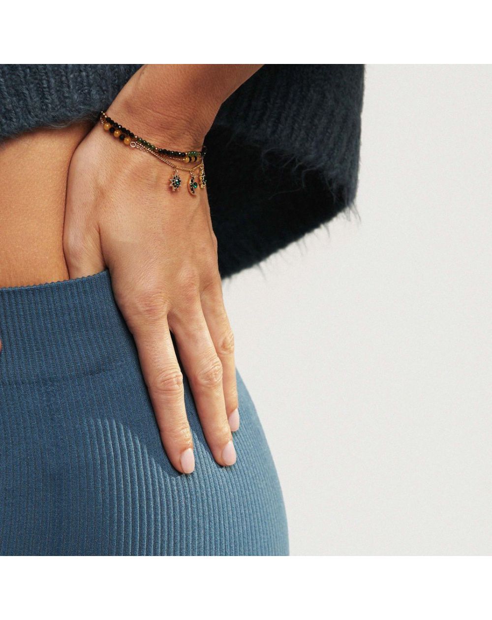 Bracelet Hipanema Electra Noir - Bijoux de la marque Hipanema