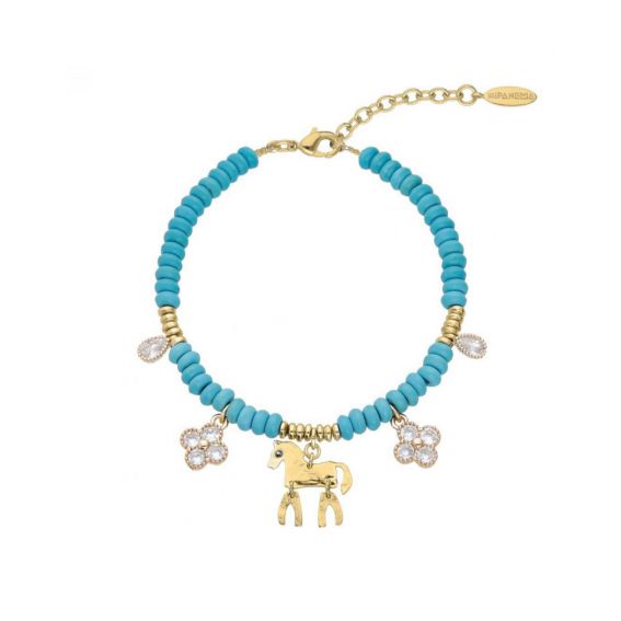 Bracelet Hipanema Yeehah Turquoise - Bijoux de la marque Hipanema
