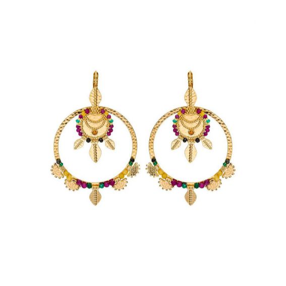 Boucles d'oreilles Hipanema Sinbad Rose - Marque Hipanema