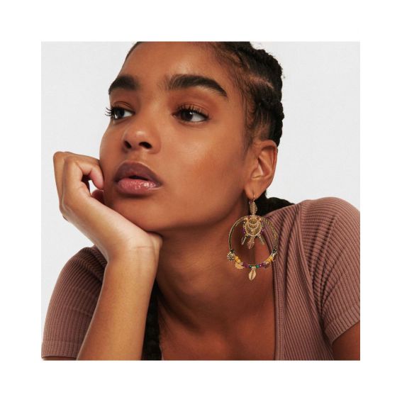 Boucles d'oreilles Hipanema Sinbad Rose - Marque Hipanema