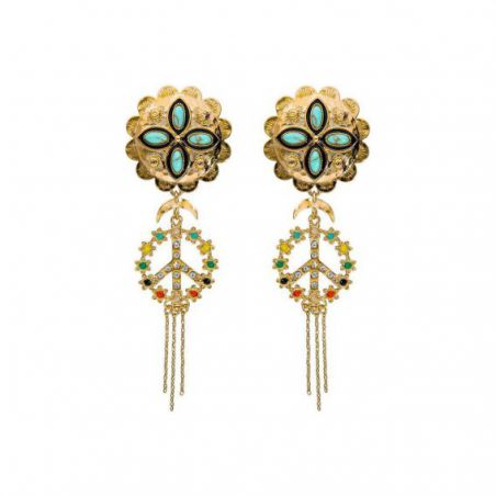 Boucles d'oreilles Hipanema Elko doré - Marque Hipanema