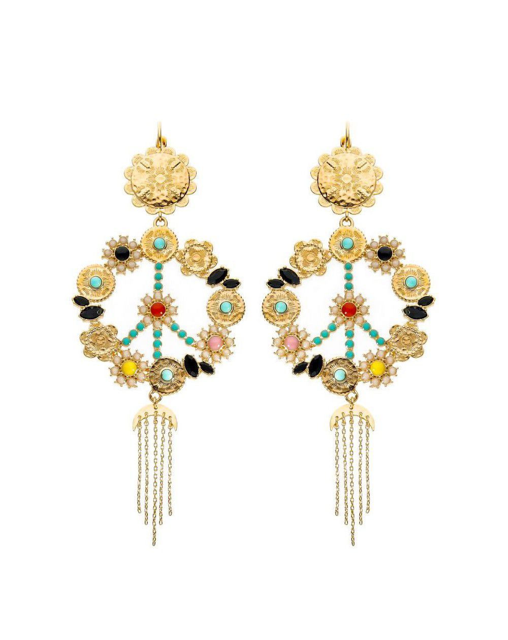 Boucles d'oreilles Hipanema  Illumani doré - Marque Hipanema