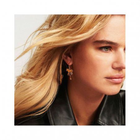 Boucles d'oreilles Hipanema Mustang doré - Marque Hipanema