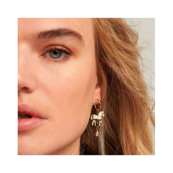 Boucles d'oreilles Hipanema Mustang doré - Marque Hipanema