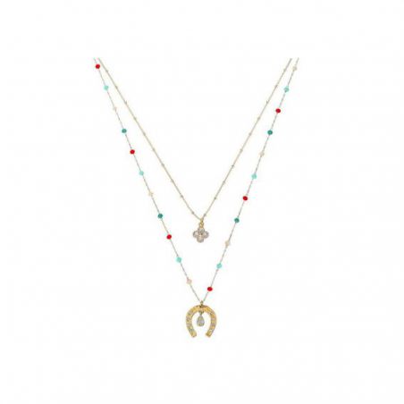 Collier Hipanema Cavaliero Doré - Bijoux de marque Hipanema