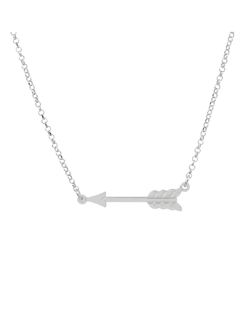 Bijou en argent - Necklace horizontal arrow 925