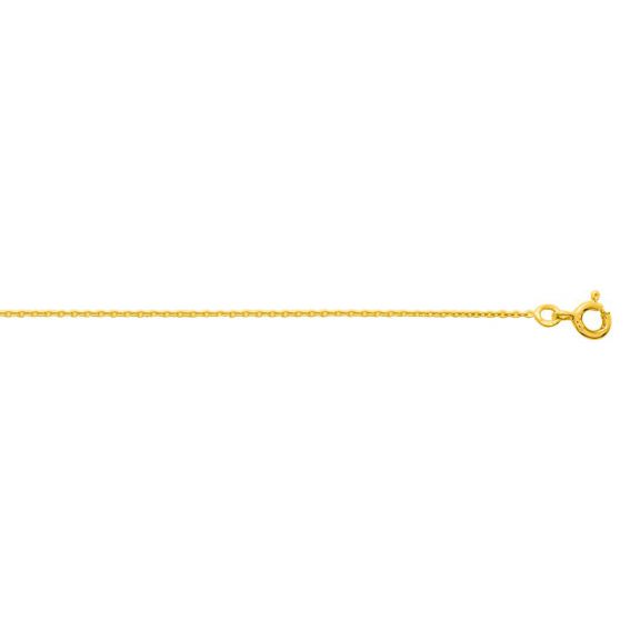 Bijou or et personnalisé Nour round cable chain 1.1mm 9 carat gold