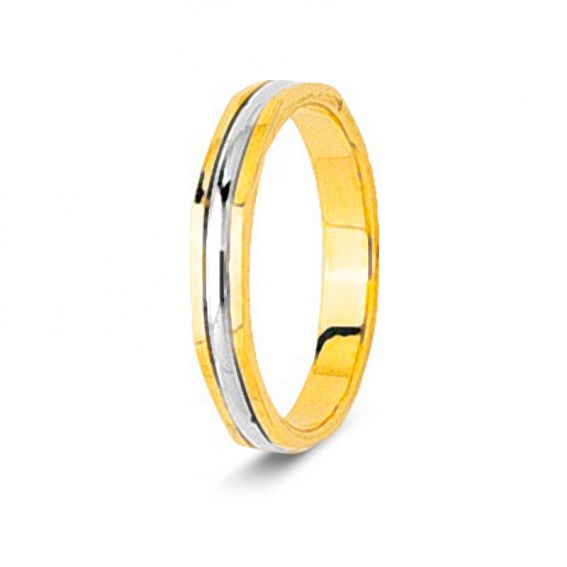 Bijoux or et personnalisé 3 mm 18 carat 3mm Gold Fantasy Alliance