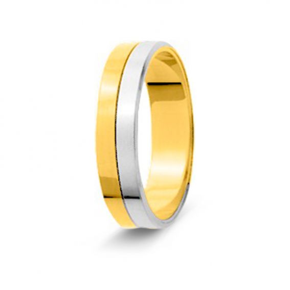 Bijou or et personnalisé Wedding ring 2 fancy gold 18 carat gold