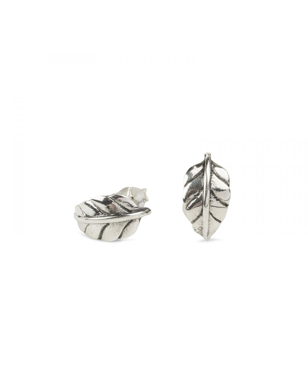 Feuilles courbes en argent 925 - Boucles d'oreilles pour femme