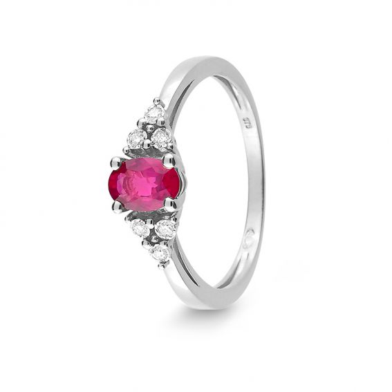 Bijou or et personnalisé Ringed ring and 9 carat white diamond diamonds