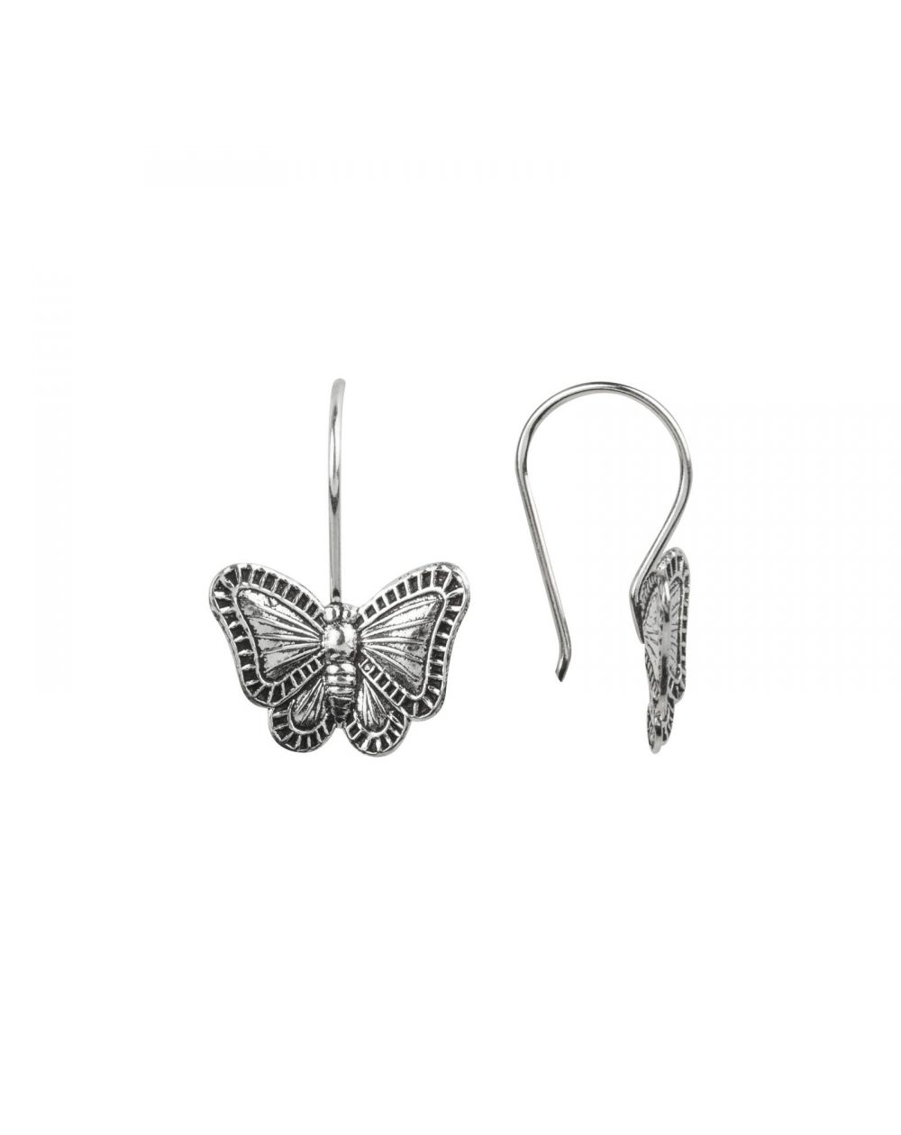 Crochets papillon en argent 925 - Boucles d'oreilles argent 925