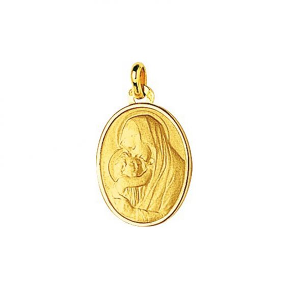 Médaille vierge et enfant...