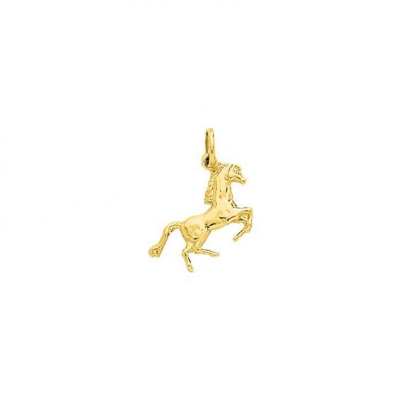 Cheval or jaune 9 carats