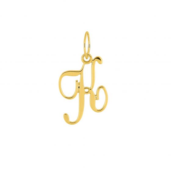 Pendant letter k yellow...