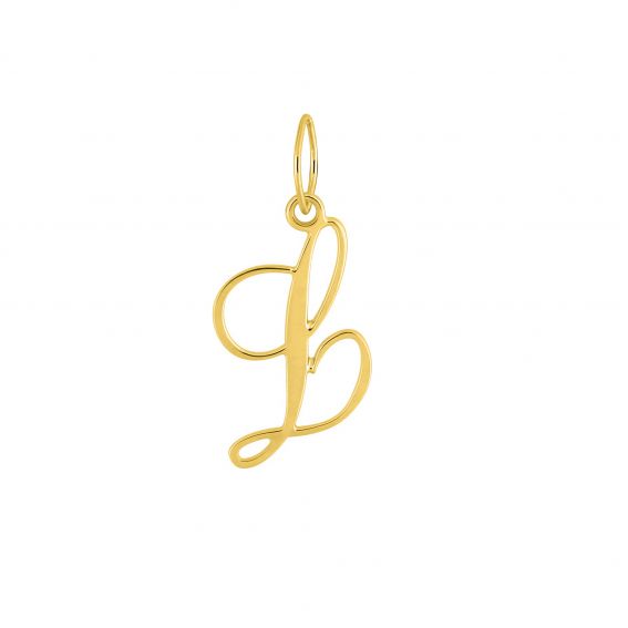 Pendant letter l yellow...