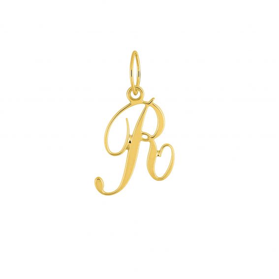 9 carat yellow letter r...