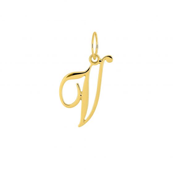 Pendentif lettre V or jaune...