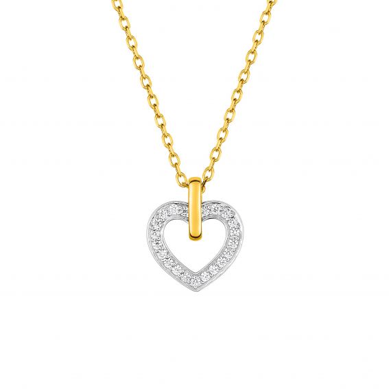 Bijou or et personnalisé 9 carat yellow gold coat necklace