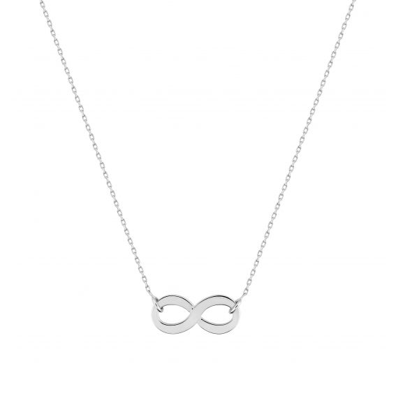 Collier infini or blanc 9...