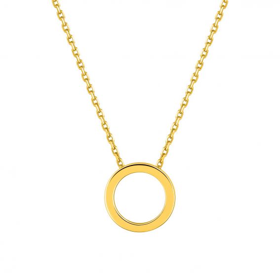 Collier cercle or jaune 9...