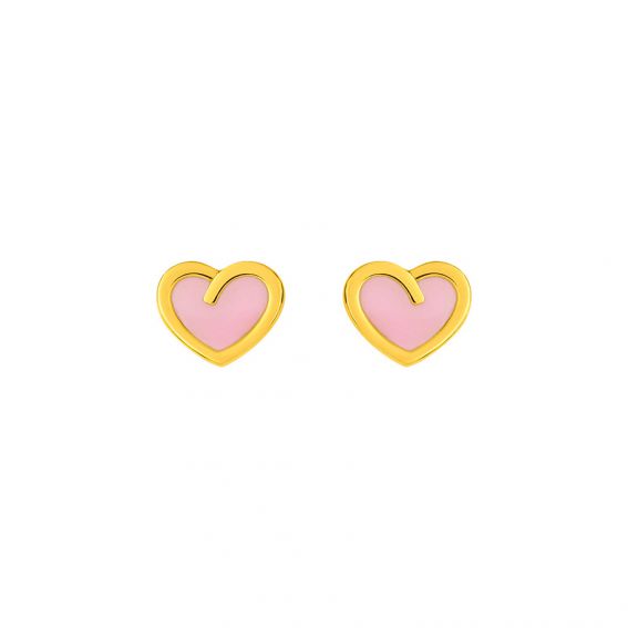 9 carat yellow gold heart...