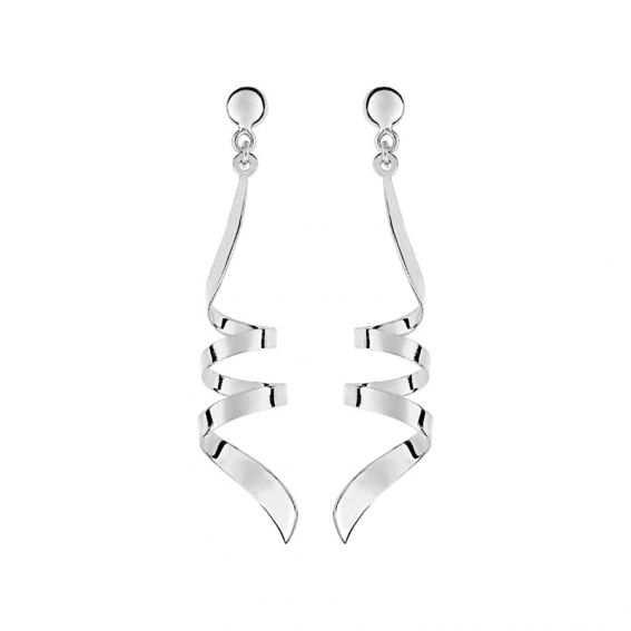 9 karaat witte gedraaide...