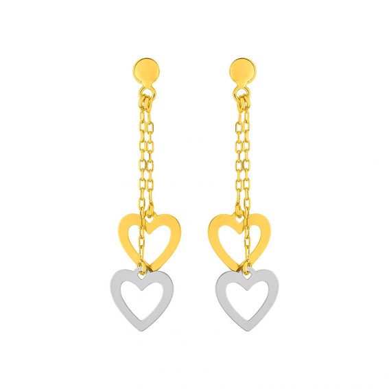 9 carat two colored corners