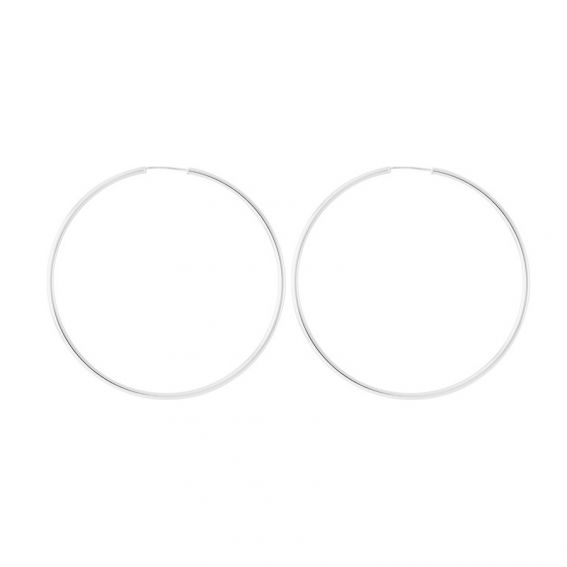 Créoles lisses 50mm or...