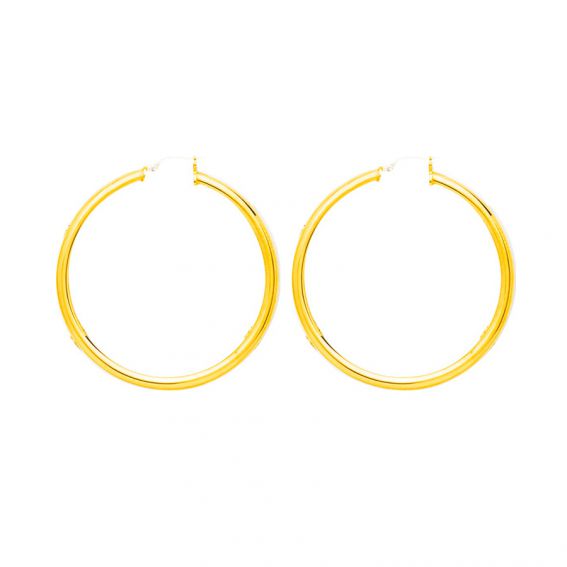 Dikke gladde creolen 35 mm...