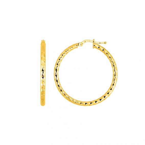 Diamond Creoles 30mm 9...