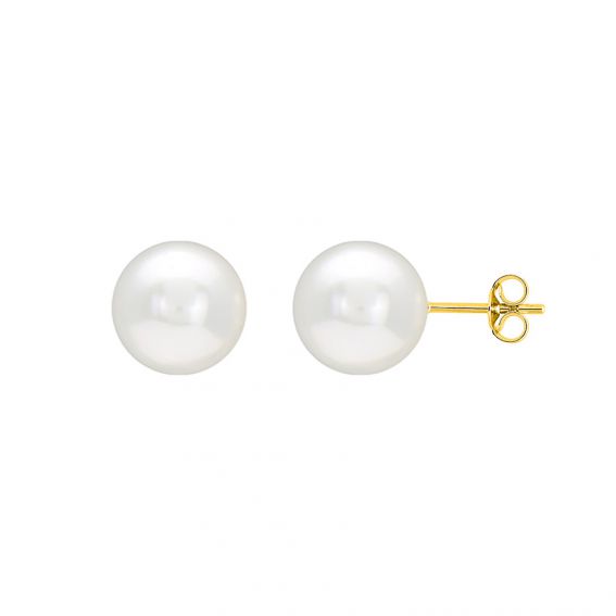 6mm yellow gold pearls 9...