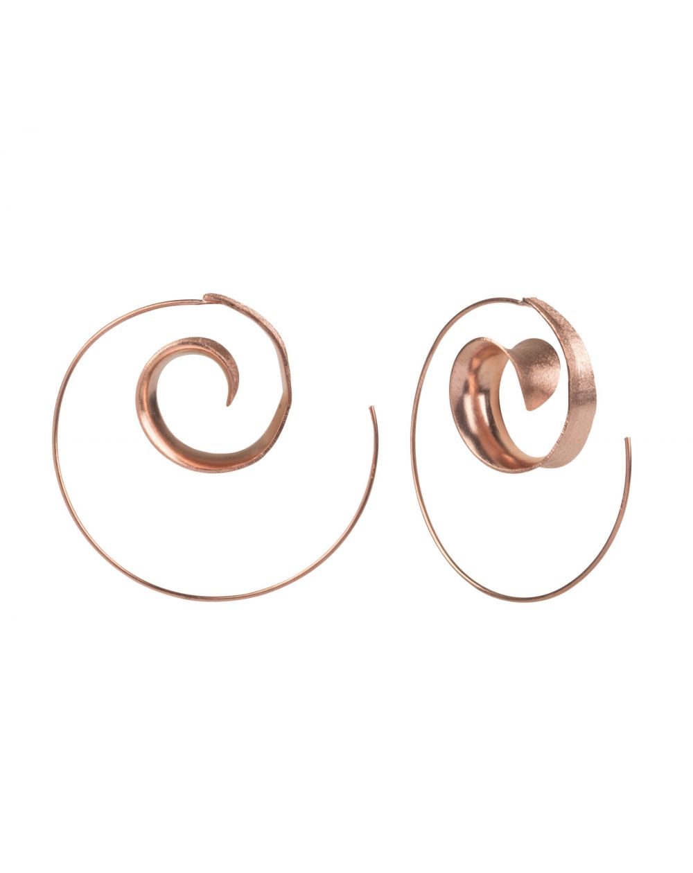 Bijou en argent - Earrings pink snail
