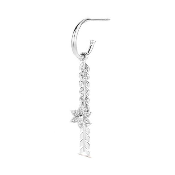 Diamanti Per Tutti Willow ring earrings (1 unit) - 8 diamonds