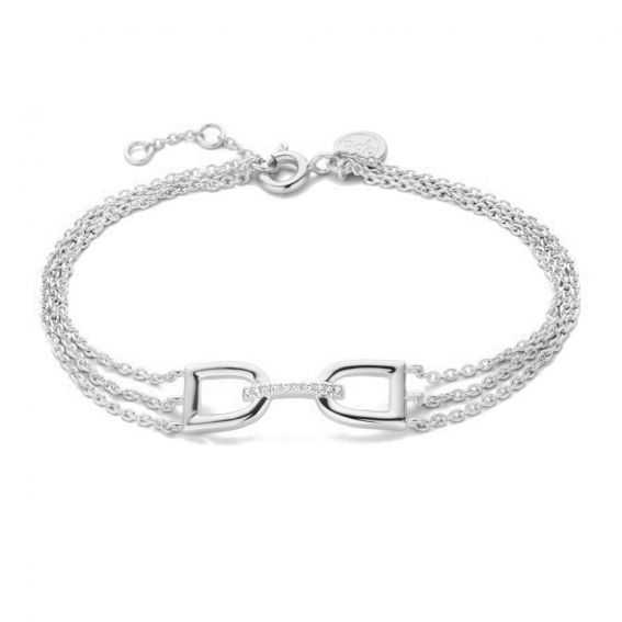 Arch bracelet - 10 diamonds