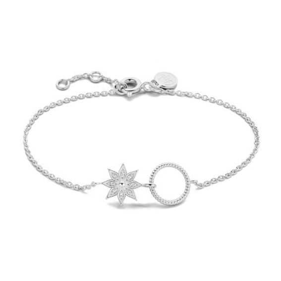 Diamanti Per Tutti Bracelet fleur de neige - 8 diamants