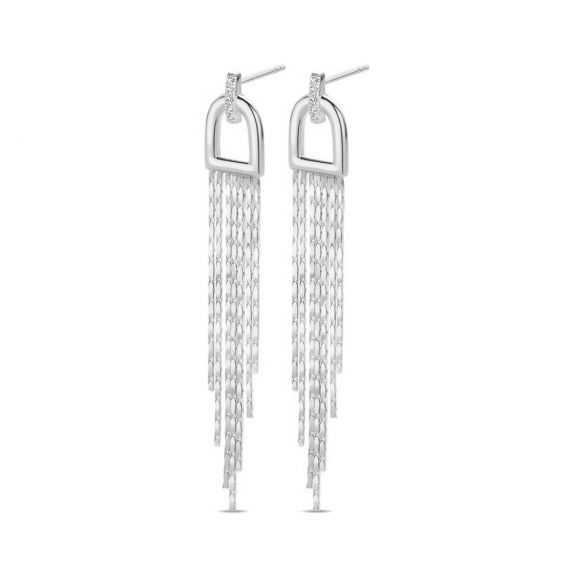 Arche earrings - 10 diamonds
