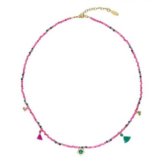 Yoyo pink necklace