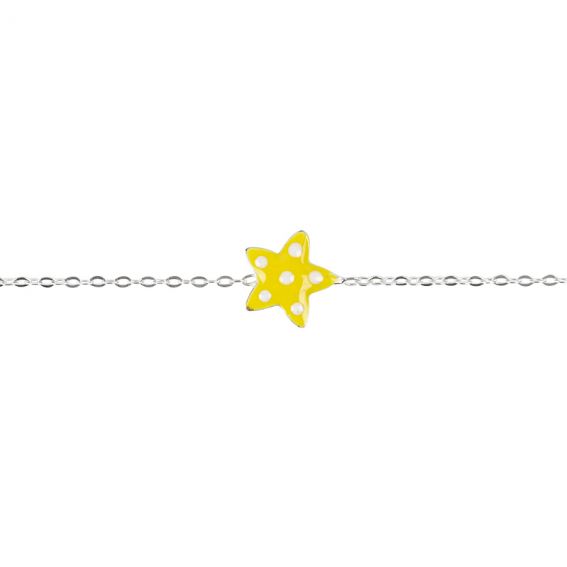 Yellow star with dots